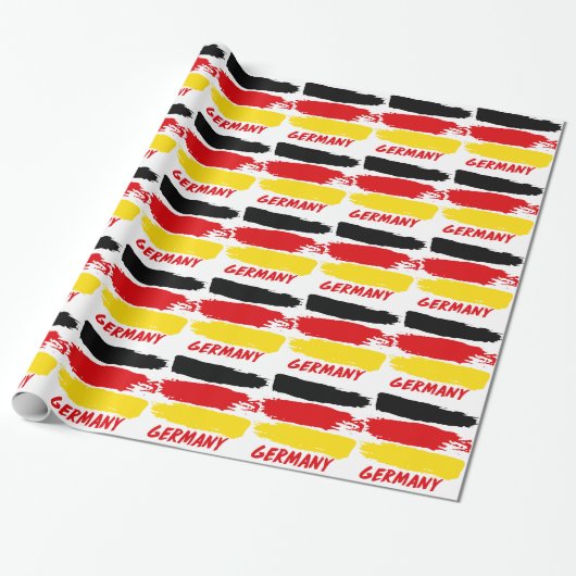 Deutschland-Flaggendesigns Geschenkpapier (Ungerollt)