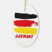 Deutschland-Flaggendesigns Keramikornament (Links)