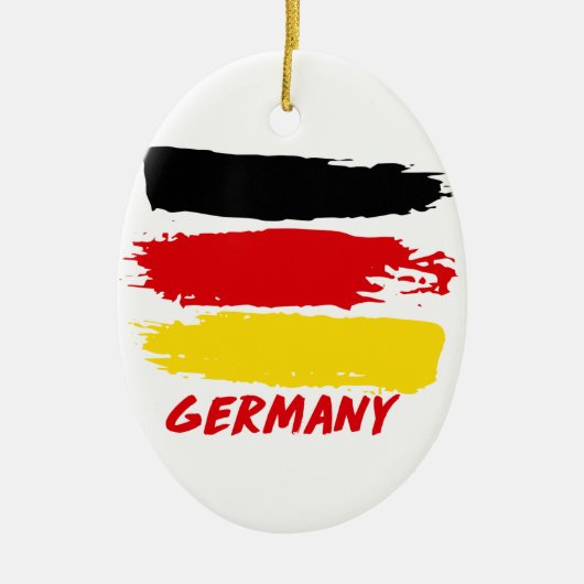 Deutschland-Flaggendesigns Keramikornament (Vorne)