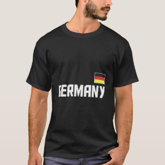 Deutschland Flaggendeutscher Stolz Athletic Style  T-Shirt