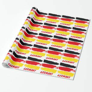 Deutschland-Flaggenentwürfe Geschenkpapier