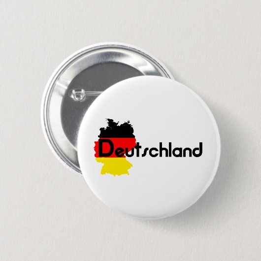 Deutschland-Flaggenfarben! Button (Vorne & Hinten)