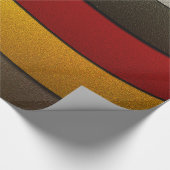 Deutschland - Flaggenfarben-Chrome von Shirley Tay Geschenkpapier (Ecke)