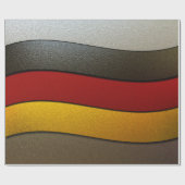 Deutschland - Flaggenfarben-Chrome von Shirley Tay Geschenkpapier (Flach)