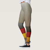 Deutschland - Flaggenfarben-Chrome von Shirley Tay Leggings (Links)
