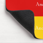 Deutschland Flaggenfarben Schwarzes Gold Personali Mousepad (Ecke)