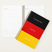 Deutschland Flaggenfarben Schwarzes Gold Personali Planer (Anzeige)