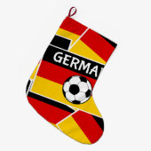 Deutschland Flaggenfußball Großer Weihnachtsstrumpf (Vorderansicht (hängend))
