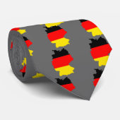 Deutschland-Flaggenkarte Krawatte (Gerollt)