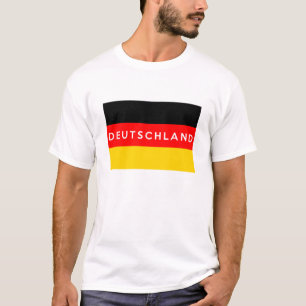 Deutschland-Flaggenland Deutschland-Textname T-Shirt