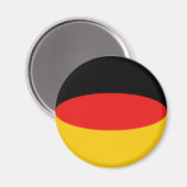 Deutschland - Flaggenmagnet Magnet (Vorderseite/Rückseite)