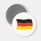 Deutschland-Flaggenmagnet Magnet (Vorderseite/Rückseite)