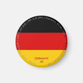 Deutschland Flaggenmagnet Magnet