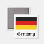 Deutschland-Flaggenmagnet Magnet (Vorderseite/Rückseite)