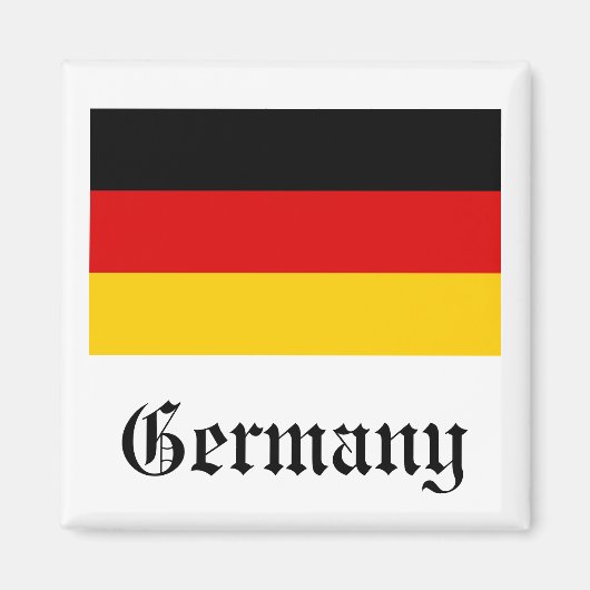 Deutschland-Flaggenmagnet Magnet (Vorne)
