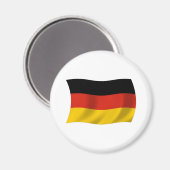 Deutschland-Flaggenmagnet Magnet (Vorderseite/Rückseite)
