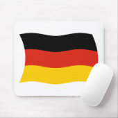 Deutschland Flaggenmousepad Mousepad (Mit Mouse)