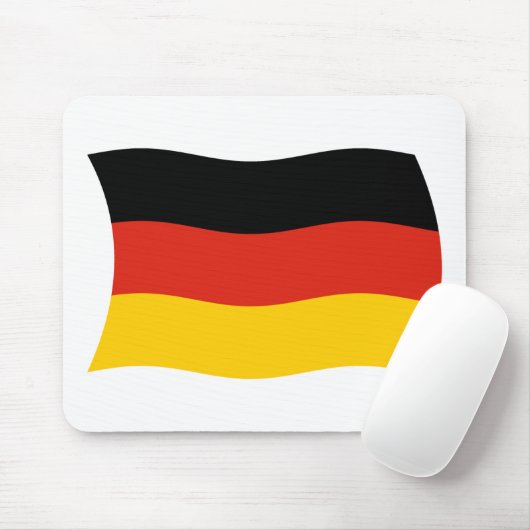 Deutschland Flaggenmousepad Mousepad (Mit Mouse)