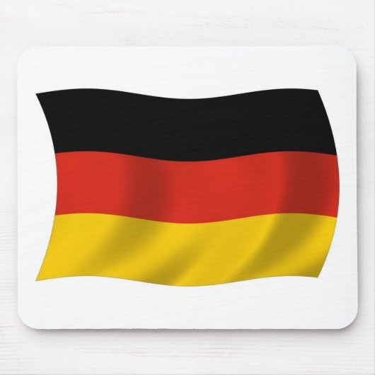 Deutschland Flaggenmousepad Mousepad (Vorne)