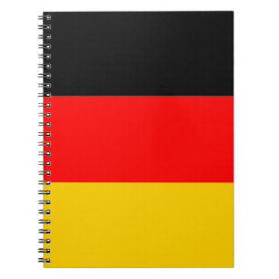 Deutschland Flaggennotbook Notizblock