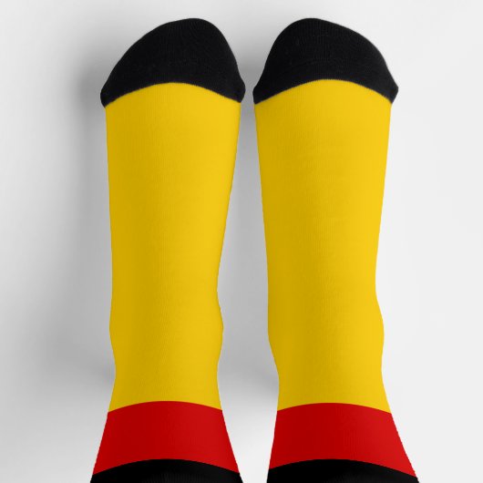 Deutschland Flaggenpatriotischer Nationalstolz Socken (Oben)