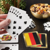 Deutschland Flaggenplatzierungskarten Spielkarten (In Situ)