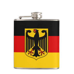 Deutschland - Flaggenqualität Flachmann