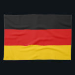 Deutschland - Flaggenqualität Küchentuch<br><div class="desc">Flaggen der Nationen der Welt in hoher Auflösung für Sie mit Stolz zu zeigen.</div>