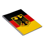 Deutschland - Flaggenqualität Notizblock (Rechte Seite)