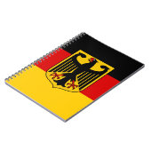 Deutschland - Flaggenqualität Notizblock (Linke Seite)