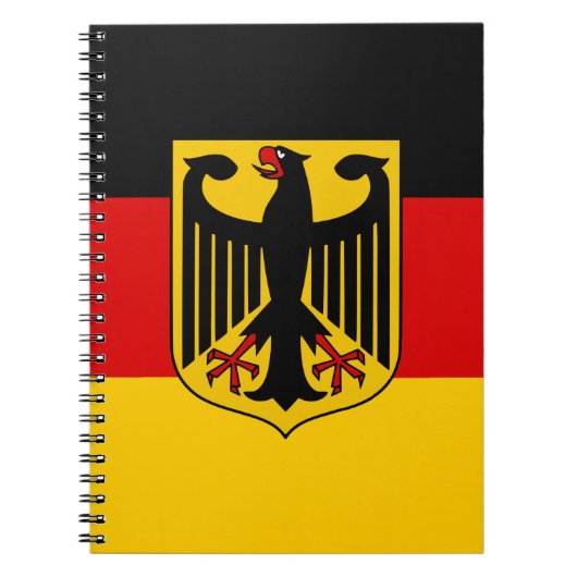 Deutschland - Flaggenqualität Notizblock (Vorderseite)