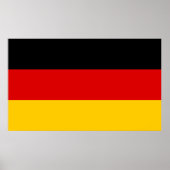 Deutschland - Flaggenqualität Poster (Vorne)