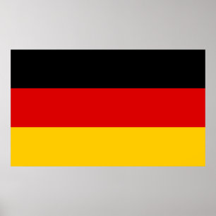 Deutschland - Flaggenqualität Poster