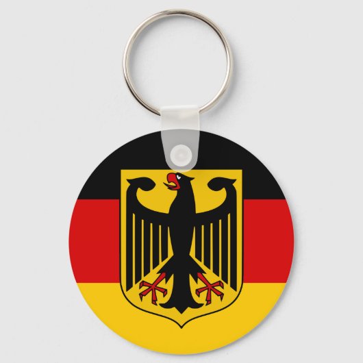 Deutschland - Flaggenqualität Schlüsselanhänger (Vorderseite)