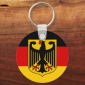 Deutschland - Flaggenqualität Schlüsselanhänger (Vorderseite)