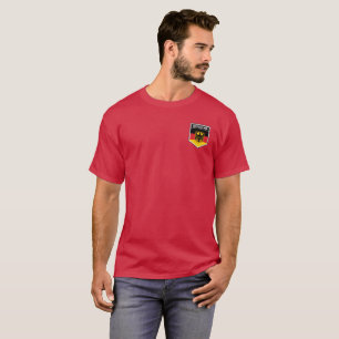 Deutschland - Flaggenschild-T - Shirt