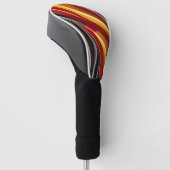 Deutschland Flaggenseidenstruktur Golf Headcover (angewinkelt)