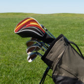 Deutschland Flaggenseidenstruktur Golf Headcover (In SItu)