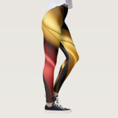 Deutschland Flaggenseidenstruktur Leggings (Rechts)