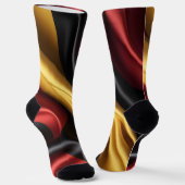 Deutschland Flaggenseidenstruktur Socken (Gewinkelt)