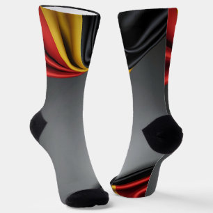 Deutschland Flaggenseidenstruktur Socken