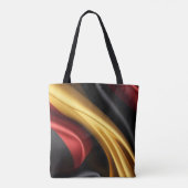 Deutschland Flaggenseidenstruktur Tasche (Rückseite)