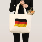 Deutschland Flaggentoag Jumbo Stoffbeutel (Vorderseite (Produkt))