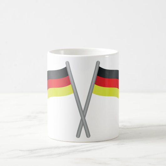 Deutschland flaggt Kaffee-Tasse Kaffeetasse (Mittel)