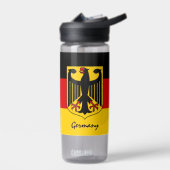 Deutschland-Flasche, patriotische deutsche Flagge Trinkflasche (Links)