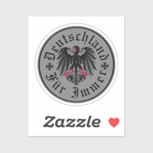 Deutschland Forever/Adler/Eisenkreuz Aufkleber