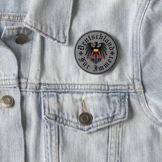 Deutschland Forever/Adler/Eisenkreuz Button (Beispiel)