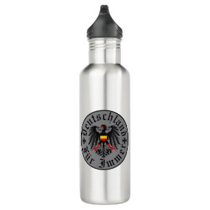 Deutschland Forever/Adler/Eisenkreuz Edelstahlflasche