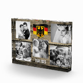 Deutschland - Foto-Block, deutsche Flagge, Holz Fotoblock (Rechts)