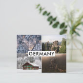 Deutschland Fotografie Collage Postcard Postkarte (Stehend Vorderseite)